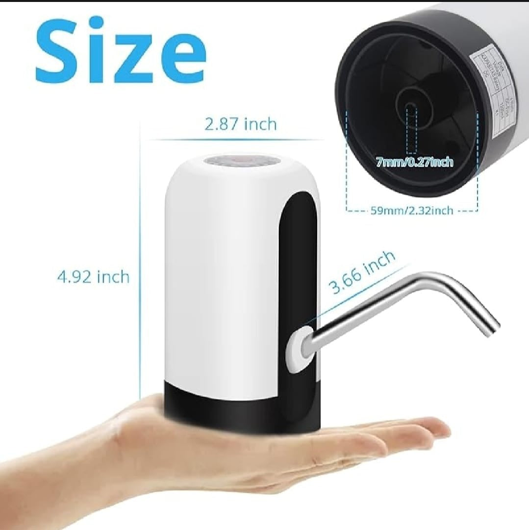 Automatic Electric Water Bottle Pump Dispenser – USB Rechargeable One-Touch Water Pump for Universal Gallon Bottles