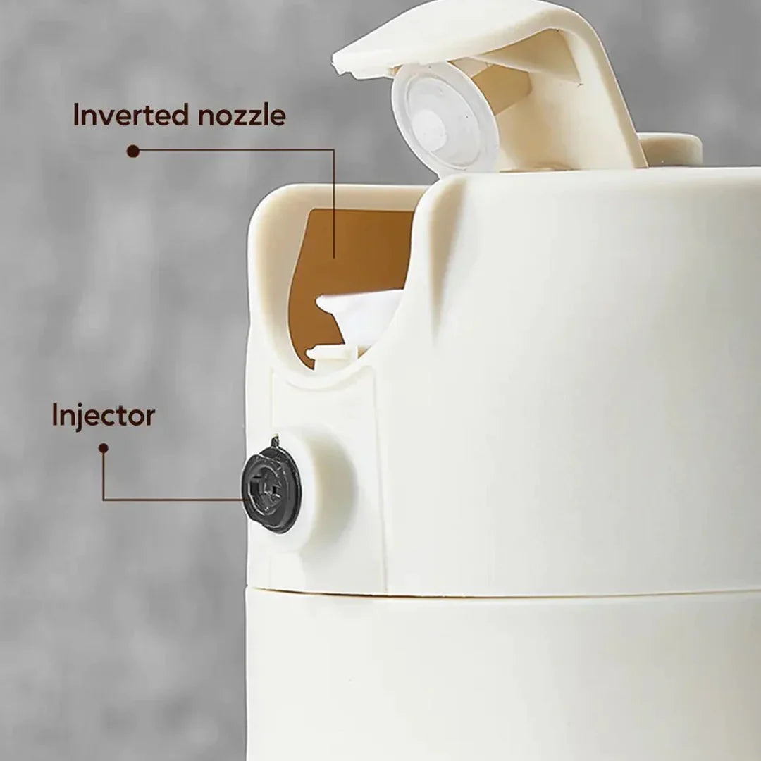 2-in-1 Glass Oil Jug with Dispenser & Handle – 400ml Cooking Oil Container (Random Color)